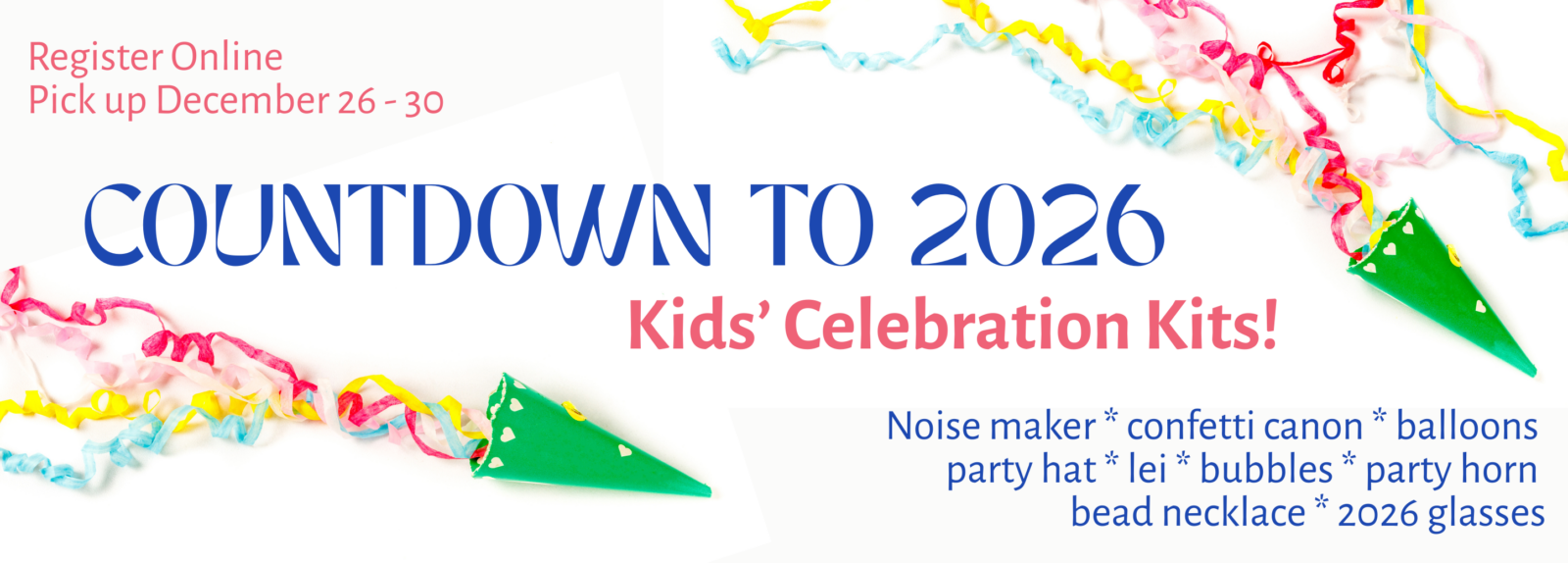 Countdown to 2026 celeration kits available from Dec 26 - 30