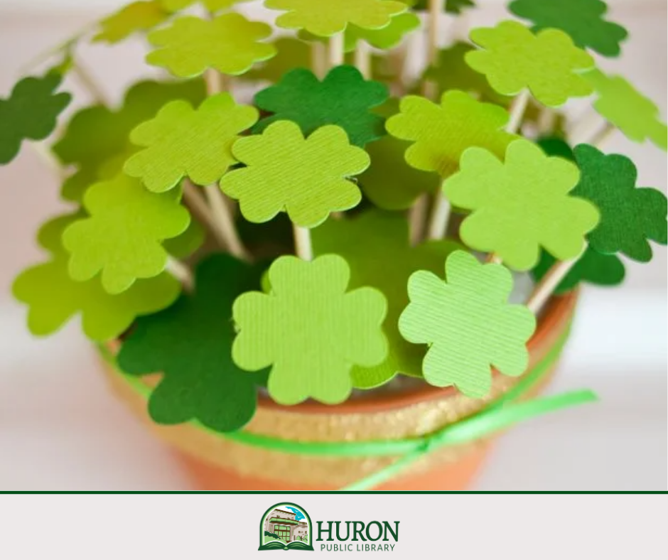 Potted Paper Clovers