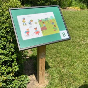 Storybook trail sign