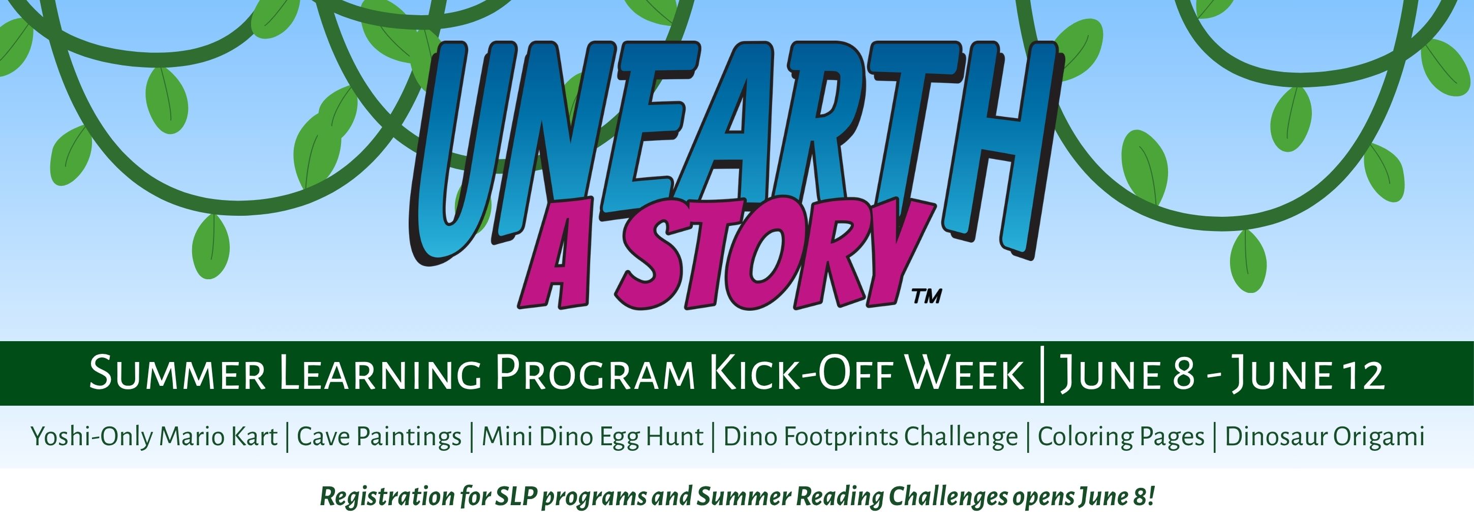 Unearth a Story Kick-Off week