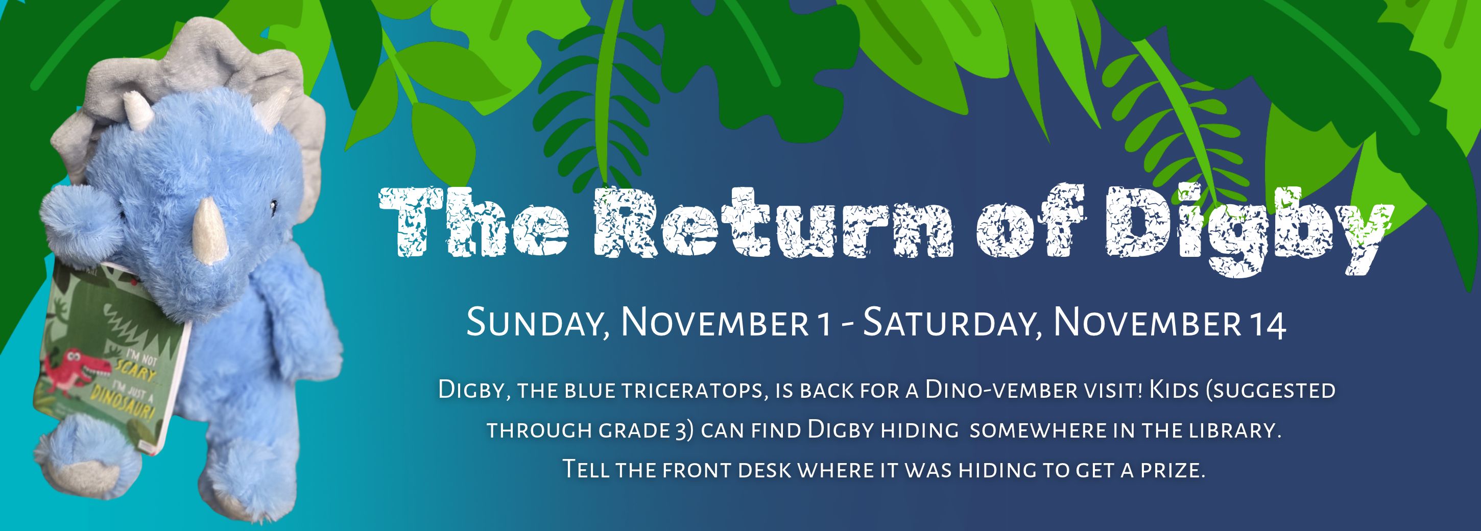 Digby the Dinosaur is back